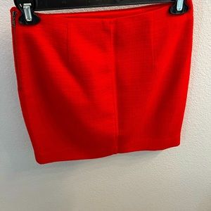 Red mini skirt - Valentine’s Day outfit! - tahari